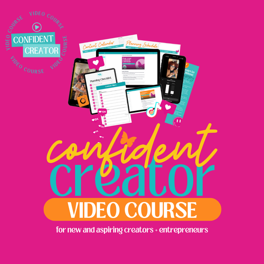 Confident Creator Video Course ONLY